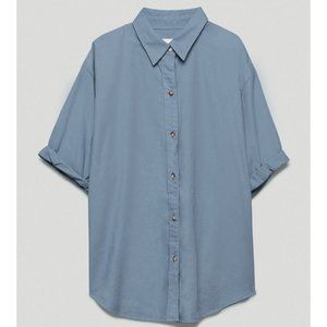 NWT Aritzia Denim Forum Jane Shirt